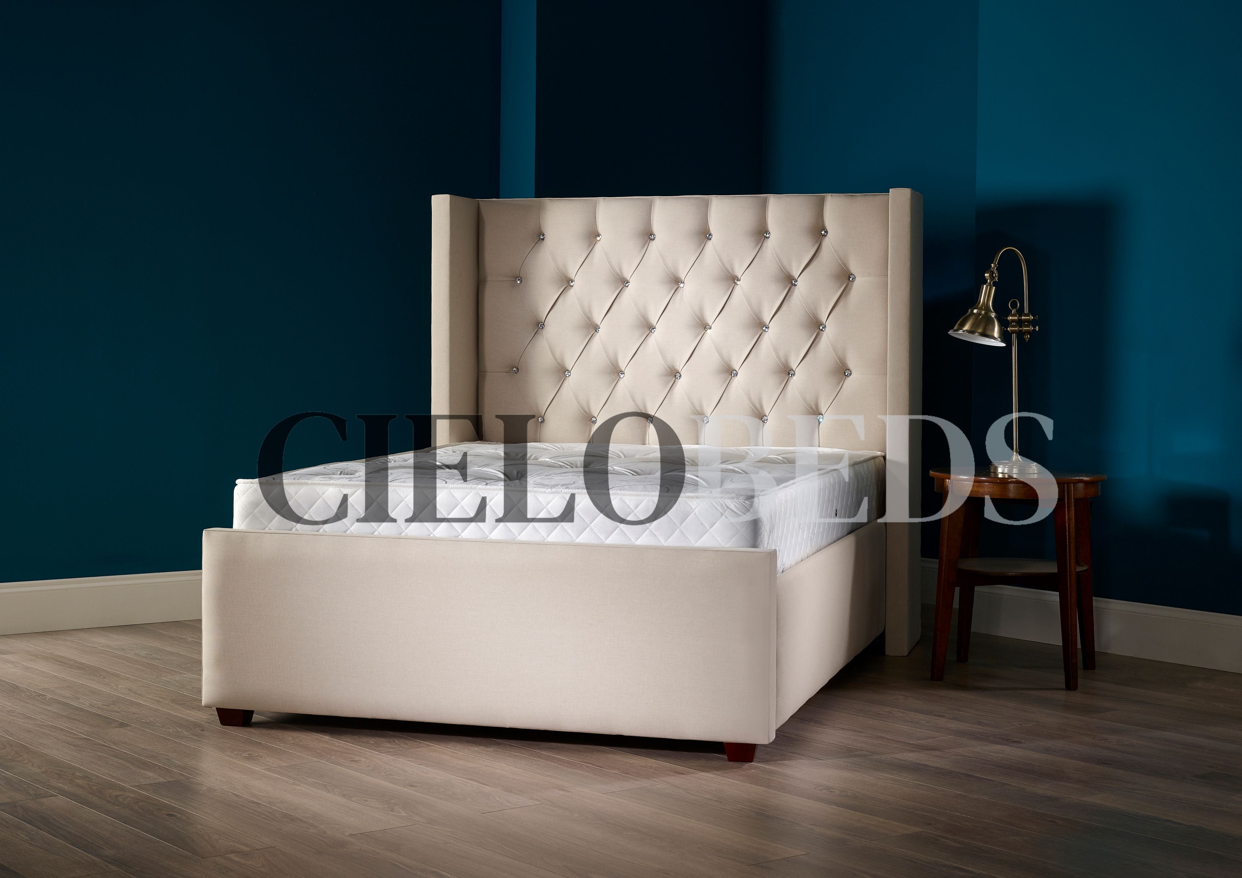 Cielo upholstered deals storage bed