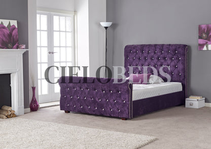 Clarissa Sleigh Bed