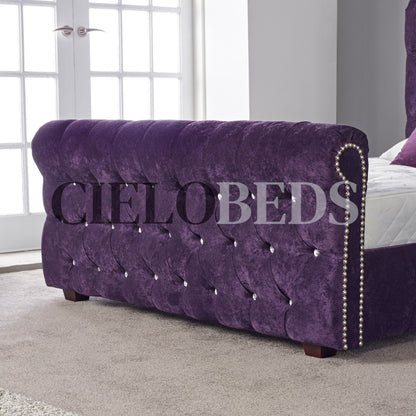 Clarissa Sleigh Bed