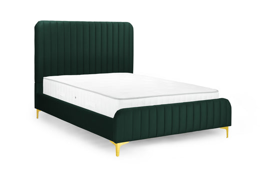 Luxurious Green Luminance Bed