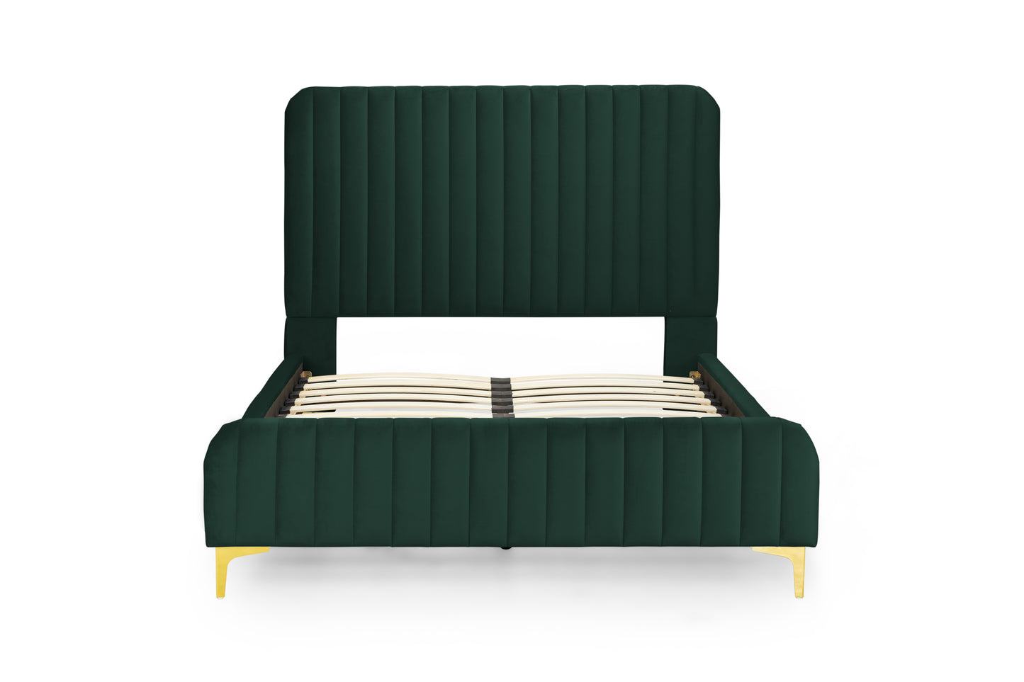 Luxurious Green Luminance Bed