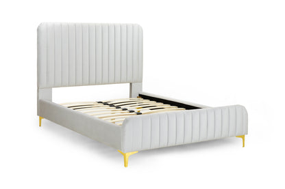 Luxurious Grey Luminance Bed